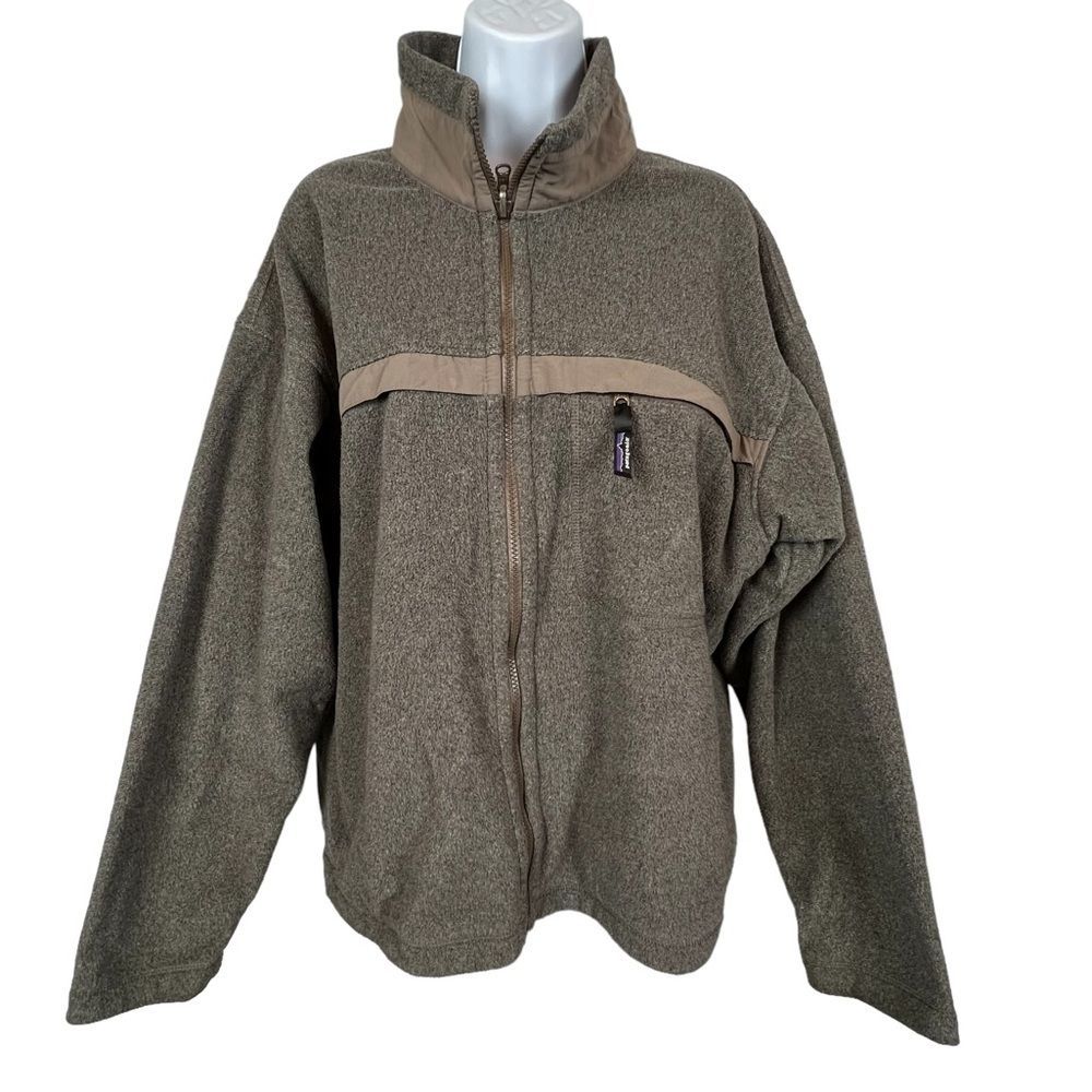PATAGONIA SYNCHILLA MENS FLEECE JACKET GRAY